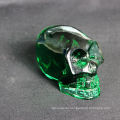 2015 transparent crystal skull model, cryan glass skull model for gift